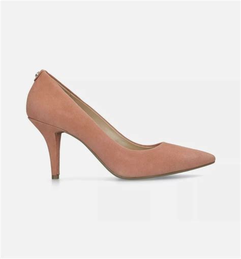 michael michael kors dorothy suede pumps brown